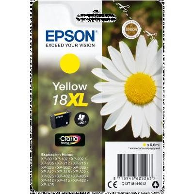 EPSON INKJET NO18XL T181440 YELLOW 6.6ML 450 ΣΕΛΙΔΕΣ