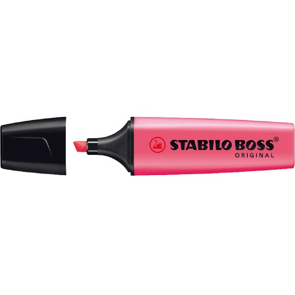 ΜΑΡΚΑΔΟΡΟΣ ΥΠΟΓΡΑΜΜΙΣΗΣ STABILO BOSS 70-56 2-5MM ΡΟΖ