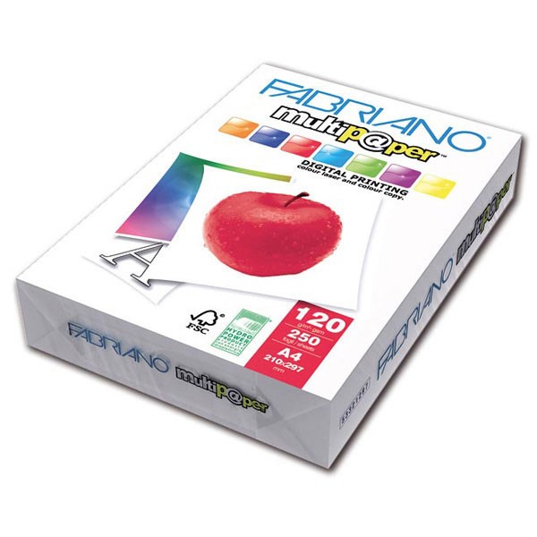 ΧΑΡΤΙ ΦΩΤΟΤΥΠΙΚΟ A4 120GR FABRIANO MULTIPAPER ΛΕΥΚΟ 250 ΦΥΛΛΑ