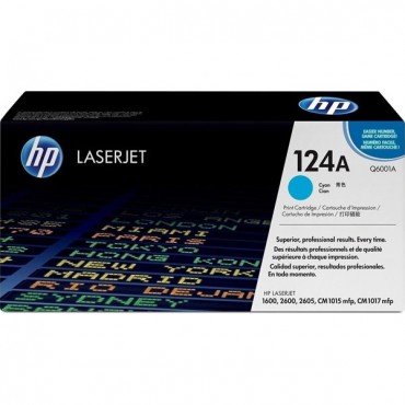 HP TONER NO124A Q6001A CYAN...