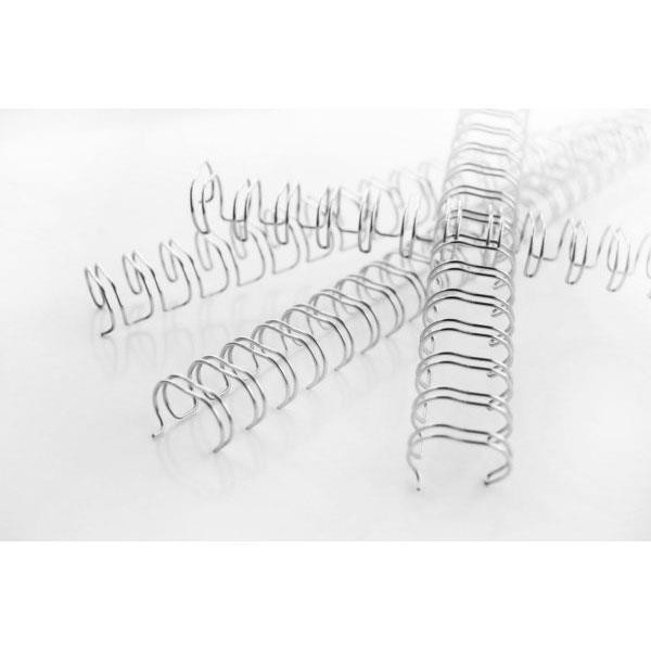 ΣΠΙΡΑΛ ΜΕΤΑΛΛΙΚΑ REXEL 8MM 70 ΦΥΛΛΑ 2:1 21 LOOPS 100 ΤΕΜΑΧΙΑ ΑΣΗΜΙ