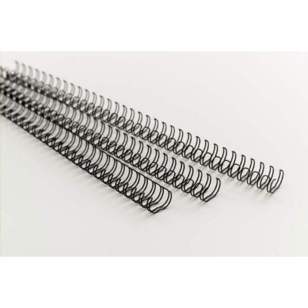 ΣΠΙΡΑΛ ΜΕΤΑΛΛΙΚΑ REXEL 6MM 3:1 34 LOOPS 55 ΦΥΛΛΑ 100 ΤΕΜΑΧΙΑ ΜΑΥΡΟ