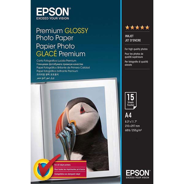 ΧΑΡΤΙ INKJET PHOTO GLOSSY A4 255GR EPSON 15 ΦΥΛΛΑ C13S042155