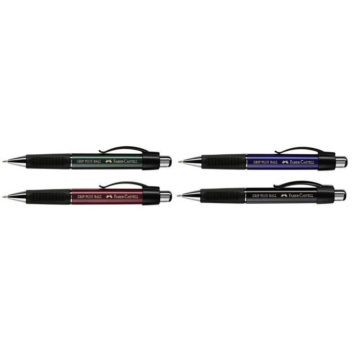 ΣΤΥΛΟ ΔΙΑΡΚΕΙΑΣ BALLPOINT FABER AWF 140731 GRIP PLUS 0.7 ΚΟΚΚΙΝΟ ΜΕ ΚΟΥΜΠΙ
