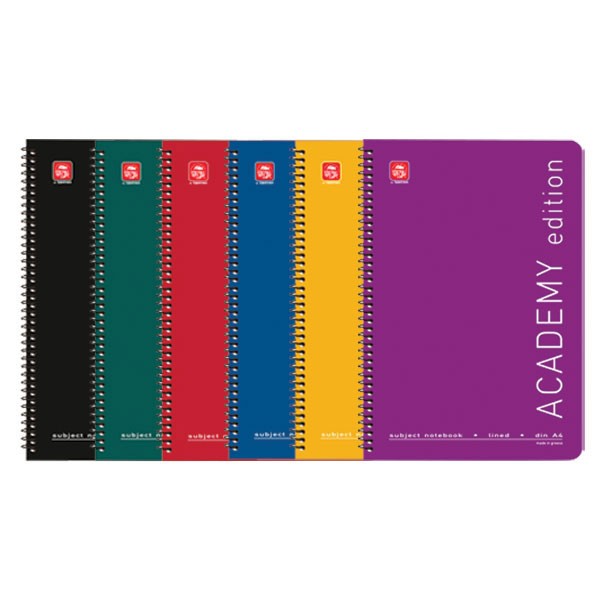 ΤΕΤΡΑΔΙΟ ΣΠΙΡΑΛ ACADEMY Α4 5 ΘΕΜΑΤΑ 150Φ 4545-11 TYPOTRUST