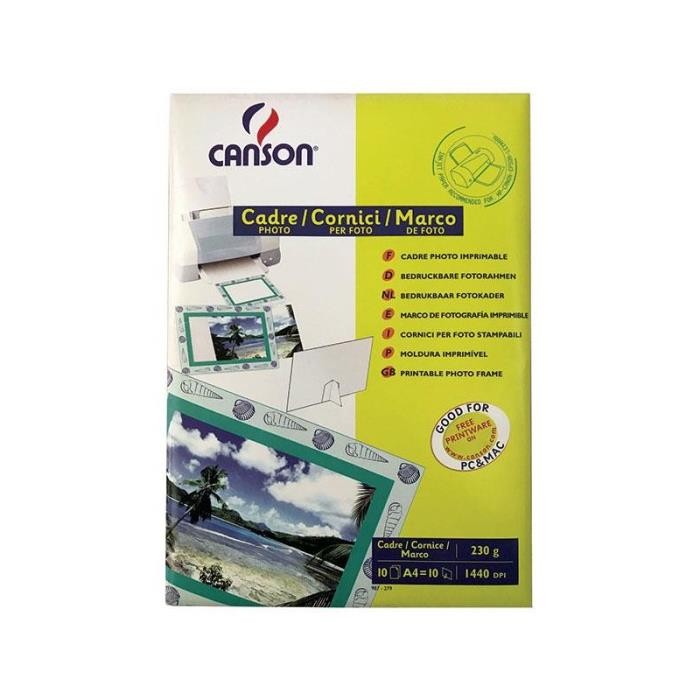 ΧΑΡΤΙ INKJET A4 230GR CANSON CADRE PHOTO 10 ΦΥΛΛΑ