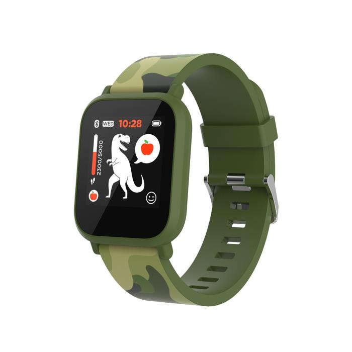 SMARTWATCH KIDS MYDINO IPS, GREEN CAMOUFLAGE CNE-KW33GB